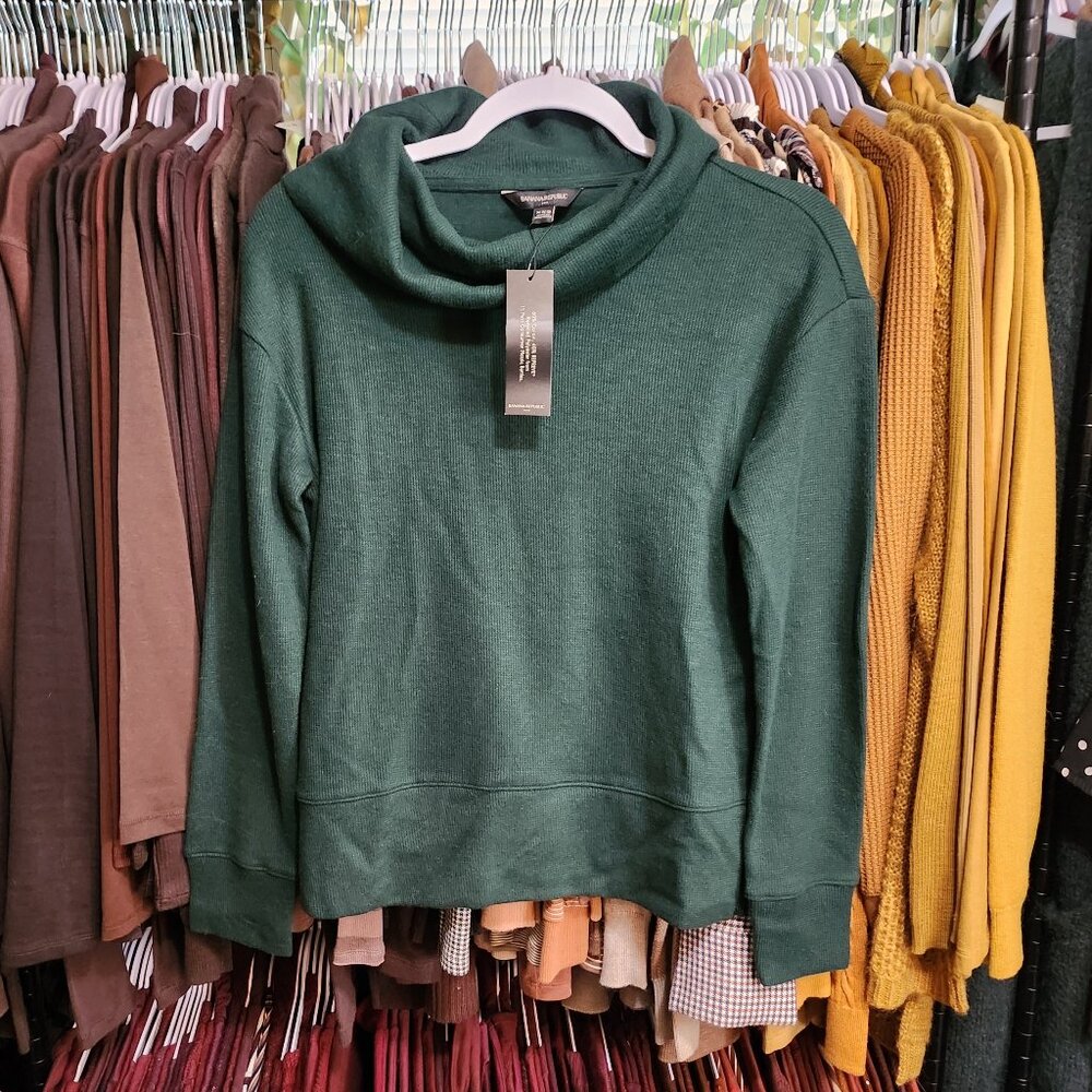NWT Banana Republic Cowl Neck Top